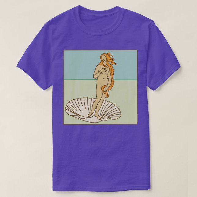 The Birth of Venus Minimal T-Shirt (Design Front)