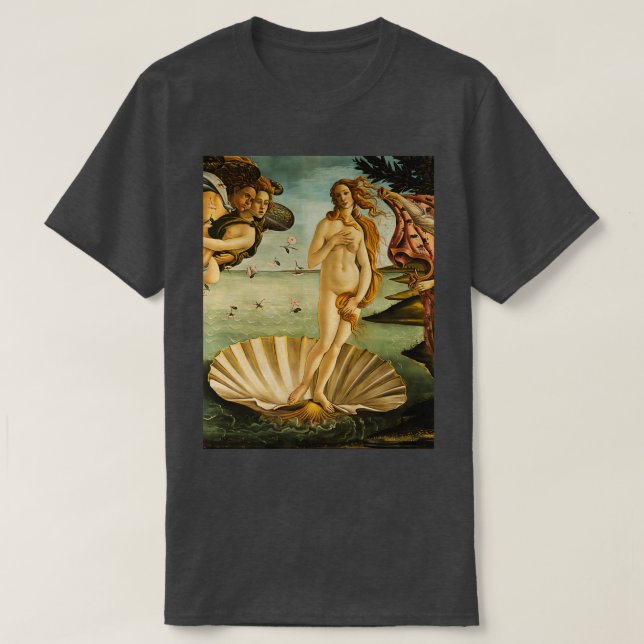 The Birth of Venus Nascita di Venere by Sandro Bot T-Shirt (Design Front)