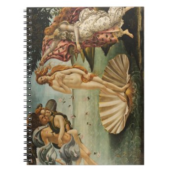 The Birth Of Venus Notebook by vintage_gift_shop at Zazzle