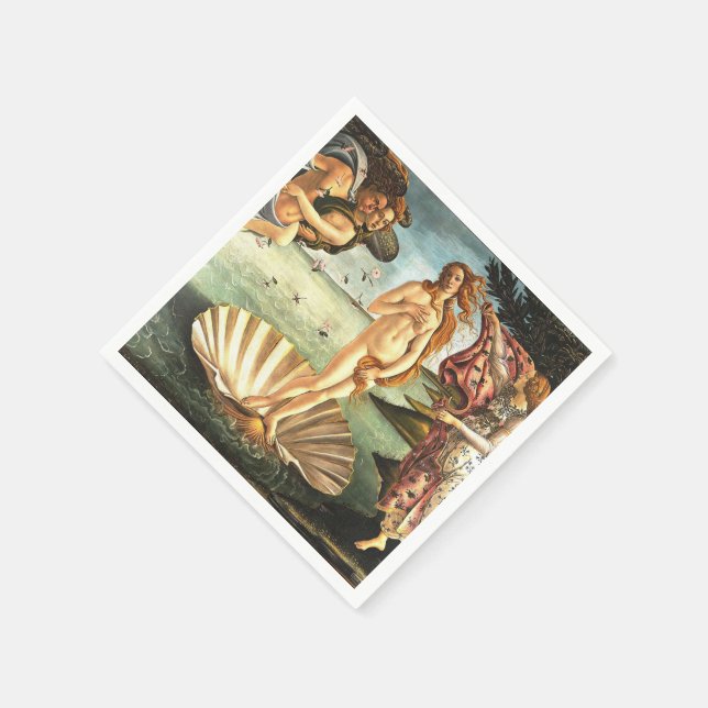 The Birth Of Venus Paper Napkins (Corner)