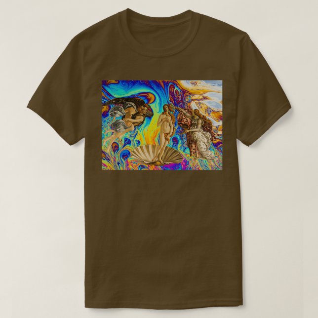 The Birth of Venus psychedelic 2 T-Shirt (Design Front)