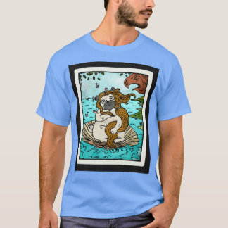 The Birth of Venus Pug T-Shirt