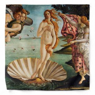 The Birth of Venus, Sandro Botticelli, 1485 Bandana