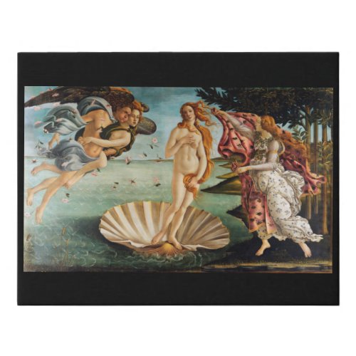 The Birth of Venus Sandro Botticelli 1485 Faux Canvas Print