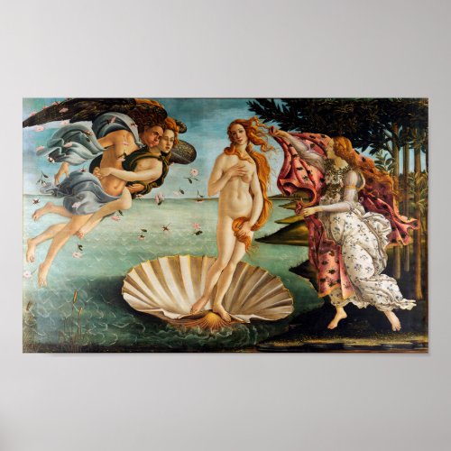 The Birth of Venus Sandro Botticelli 1485 Poster