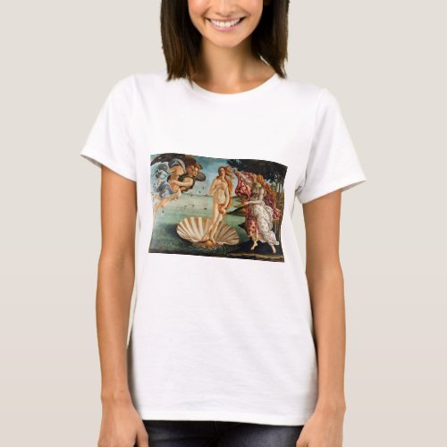 The Birth of Venus Sandro Botticelli 1485 T_Shirt