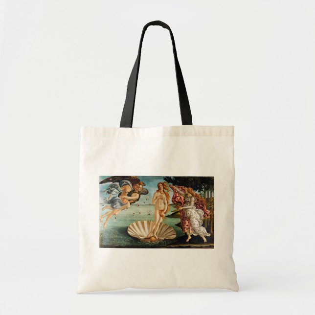 The Birth of Venus, Sandro Botticelli, 1485 Tote Bag (Front)