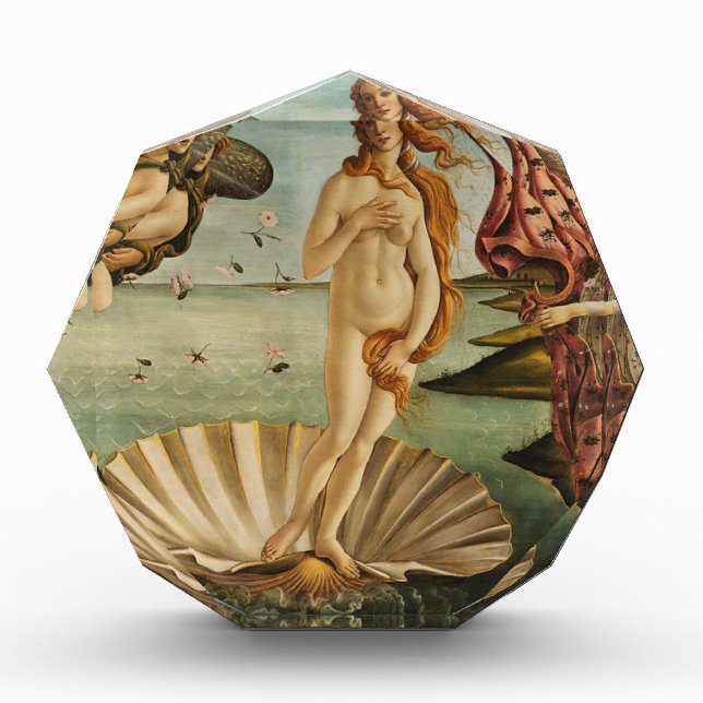 The Birth of Venus - Sandro Botticelli Acrylic Award (Front)