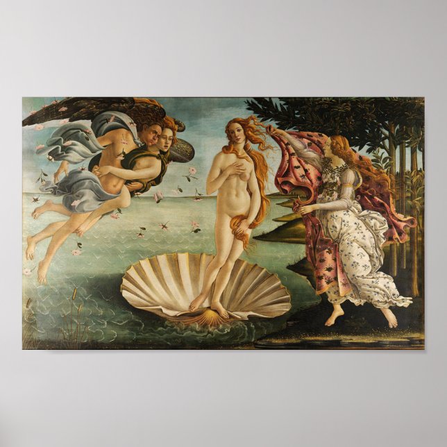 The Birth of Venus – Sandro Botticelli Poster (Front)