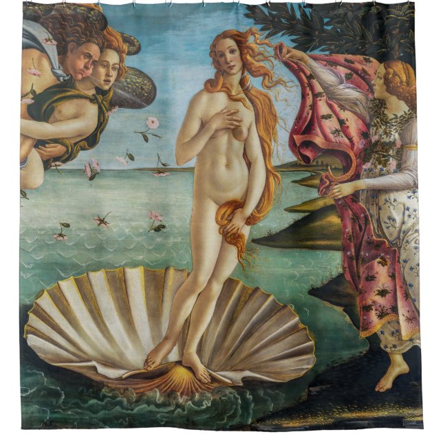 The Birth of Venus | Sandro Botticelli | Shower Curtain (Front)