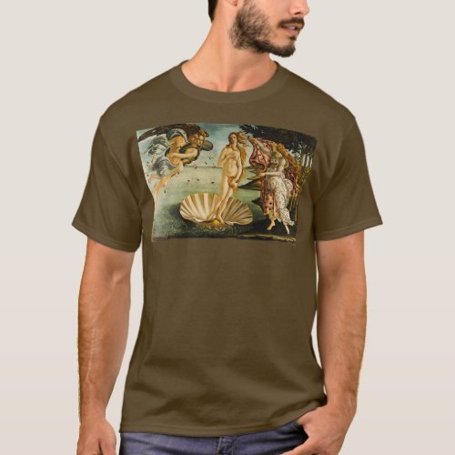 The Birth of Venus Sandro Botticelli T_Shirt