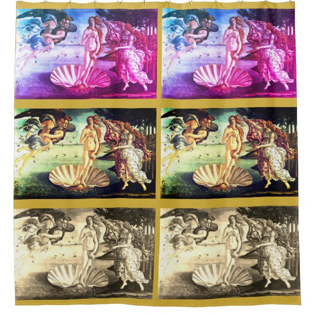 The Birth Of Venus Shower Curtain (Front)