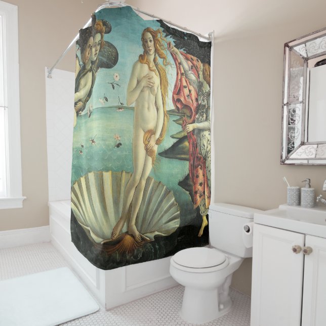 The Birth of Venus Shower Curtain (In Situ)