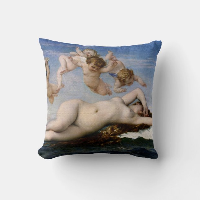 The Birth Of Venus Throw Pillow (Front)