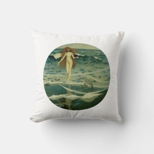 The Birth of Venus Throw Pillow