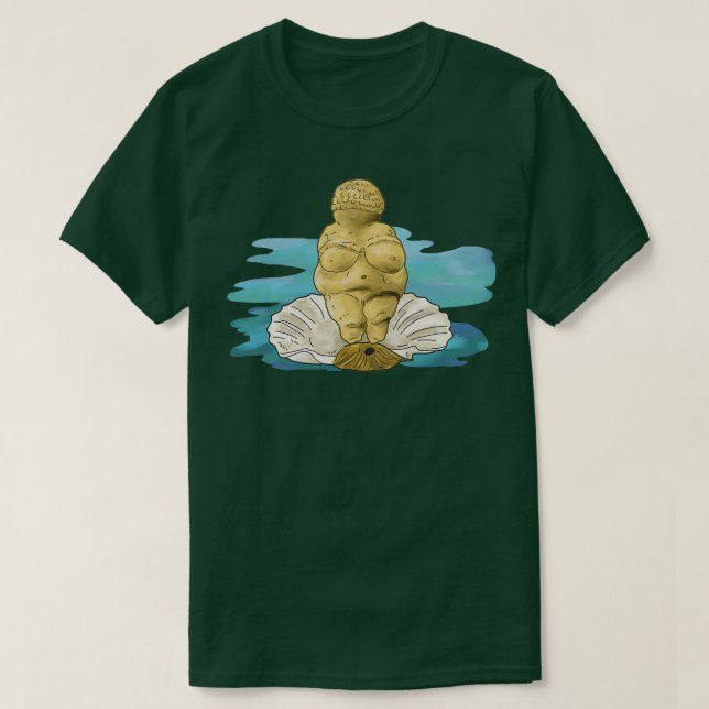 The Birth of Venus von Willendorf T-Shirt (Design Front)