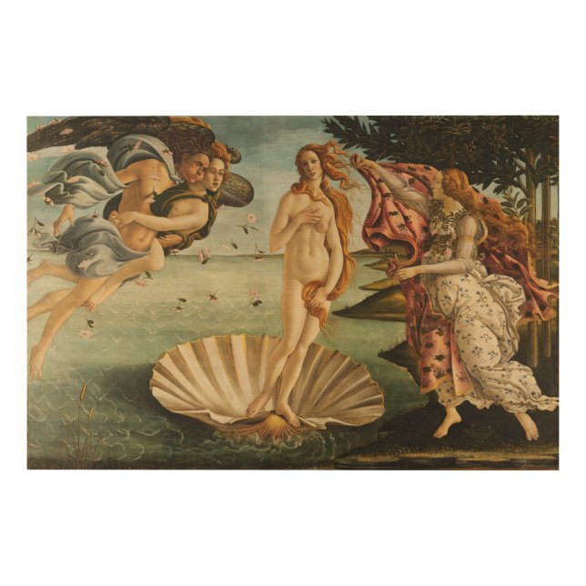 The Birth of Venus  Wood Wall Art (Front)