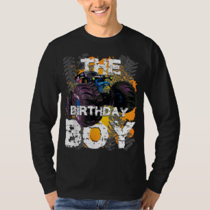 The Birthday Boy Monster Truck Matching Family Par T-Shirt