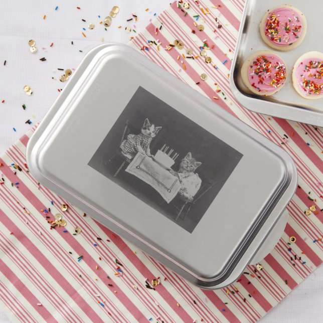 The Birthday Cake Harry Whittier Frees 1914 Cake Pan (In Situ)