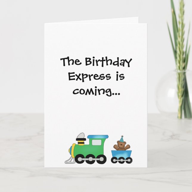 The Birthday Express Card (Front)