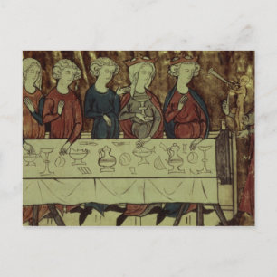 The Birthday Feast of Nubien, King of Armenia Postcard