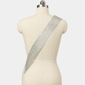 The Birthday Girl - Birthday Sash Silver Glitter (Mannequin)