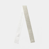 The Birthday Girl - Birthday Sash Silver Glitter (Back)