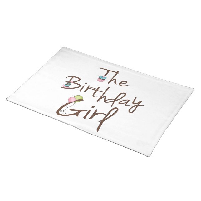 The Birthday Girl Placemat (On Table)