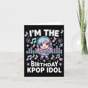 The Birthday Kpop Idol Chibi Girls K Pop Theme Card