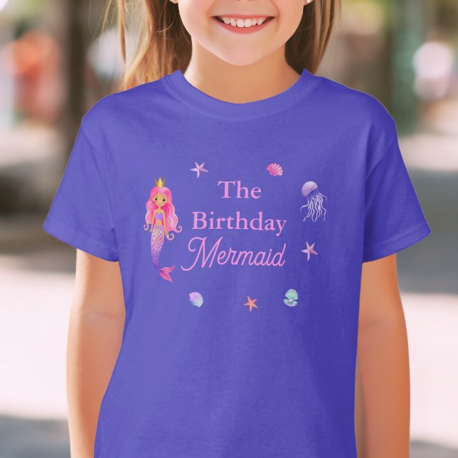 The Birthday Mermaid Party T-Shirt (Creator Uploaded)