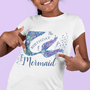 The Birthday Mermaid  T-Shirt