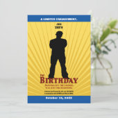 The Birthday Movie Invitation (Boy) (Standing Front)