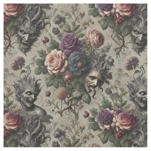 The Birthday Party – Gothic Victorian Classic Tile Fabric