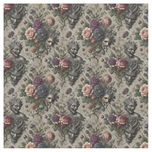 The Birthday Party – Gothic Victorian Dense Tile Fabric