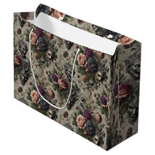 The Birthday Party – Gothic Victorian Floral Large Gift Bag
