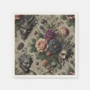 The Birthday Party – Gothic Victorian Floral Napkins