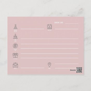 The Birthday Plan : Postcard by luckygirl12776 at Zazzle