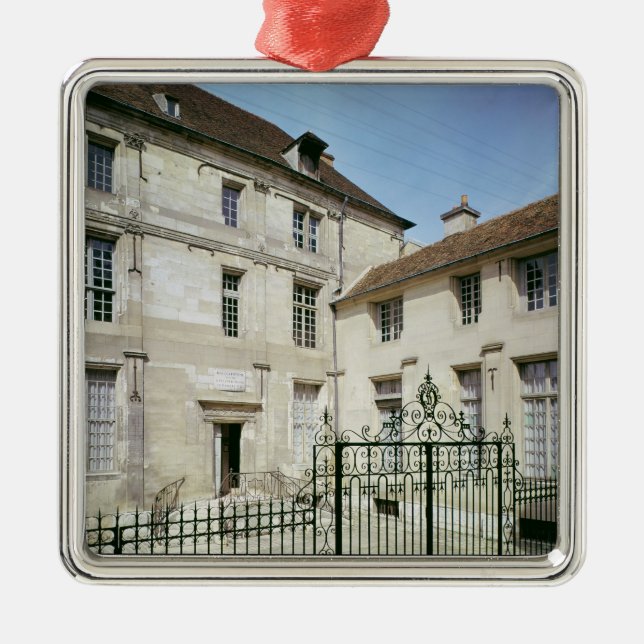 The birthplace of Jean de la Fontaine Metal Ornament (Front)