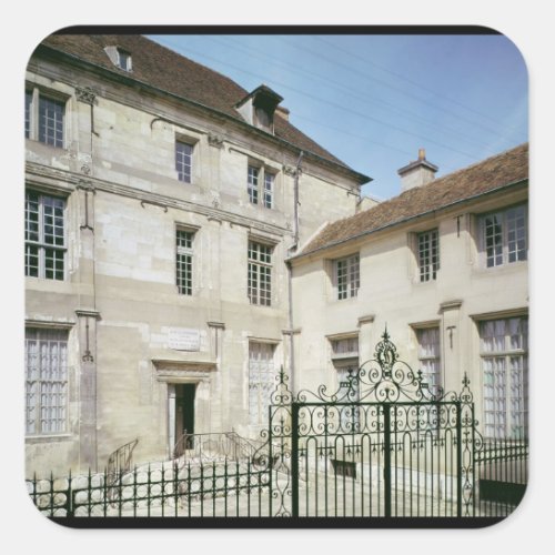 The birthplace of Jean de la Fontaine Square Sticker