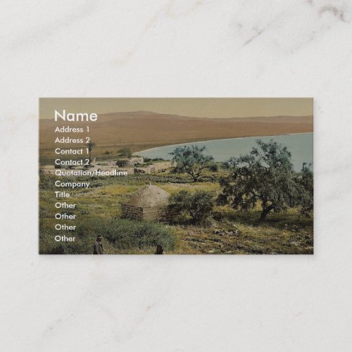 The birthplace of Mary Magdalene Magdala Holy La Business Card