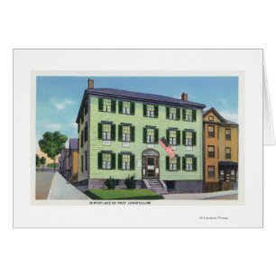 The Birthplace of the Poet Longfellow Cards