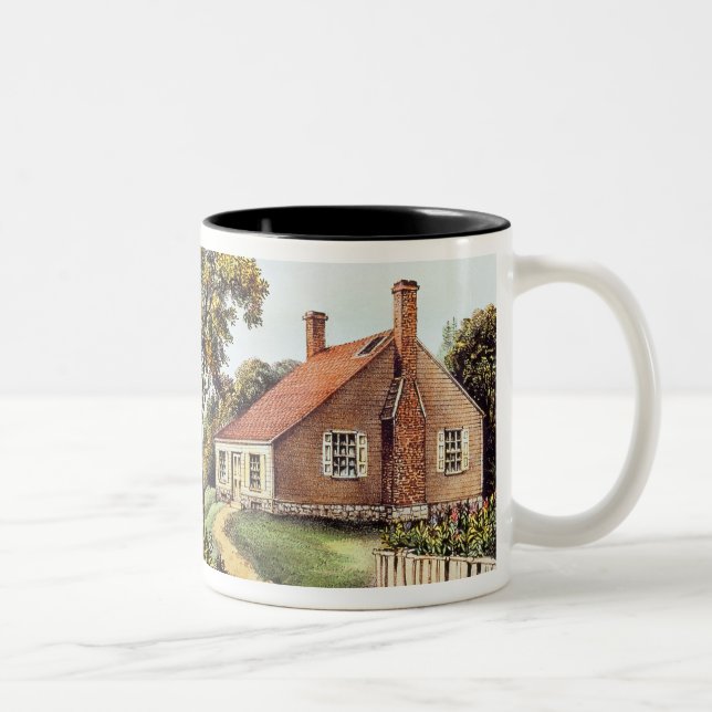 The Birthplace of Washington at Bridges Creek Two-Tone Coffee Mug (Right)