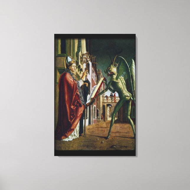 The Bishop and the Beast - 24x36 Museum-quality Canvas Print (Front)