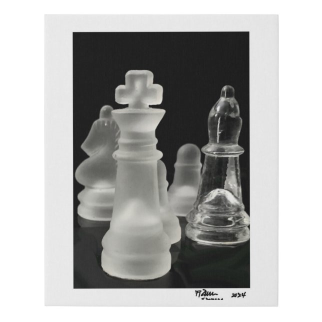 The Bishop and the King Faux Canvas Print (Front)