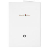 The Bison - Greeting Card (Back)