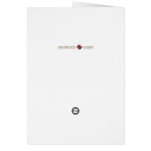 The Bison - Greeting Card (Back)