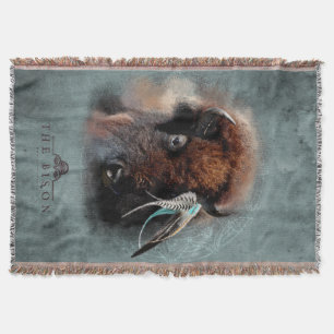 The Bison - Throw Blanket