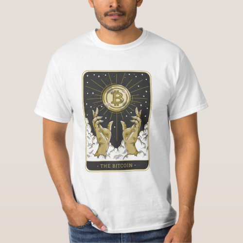 The Bitcoin Tarot Card T_Shirt