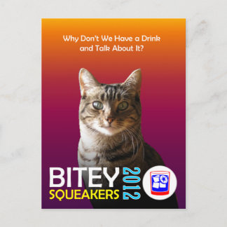 The Bitey/Squeakers Ticket (TM) Postcard 1
