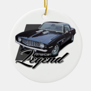 The Black American Legend Ceramic Ornament